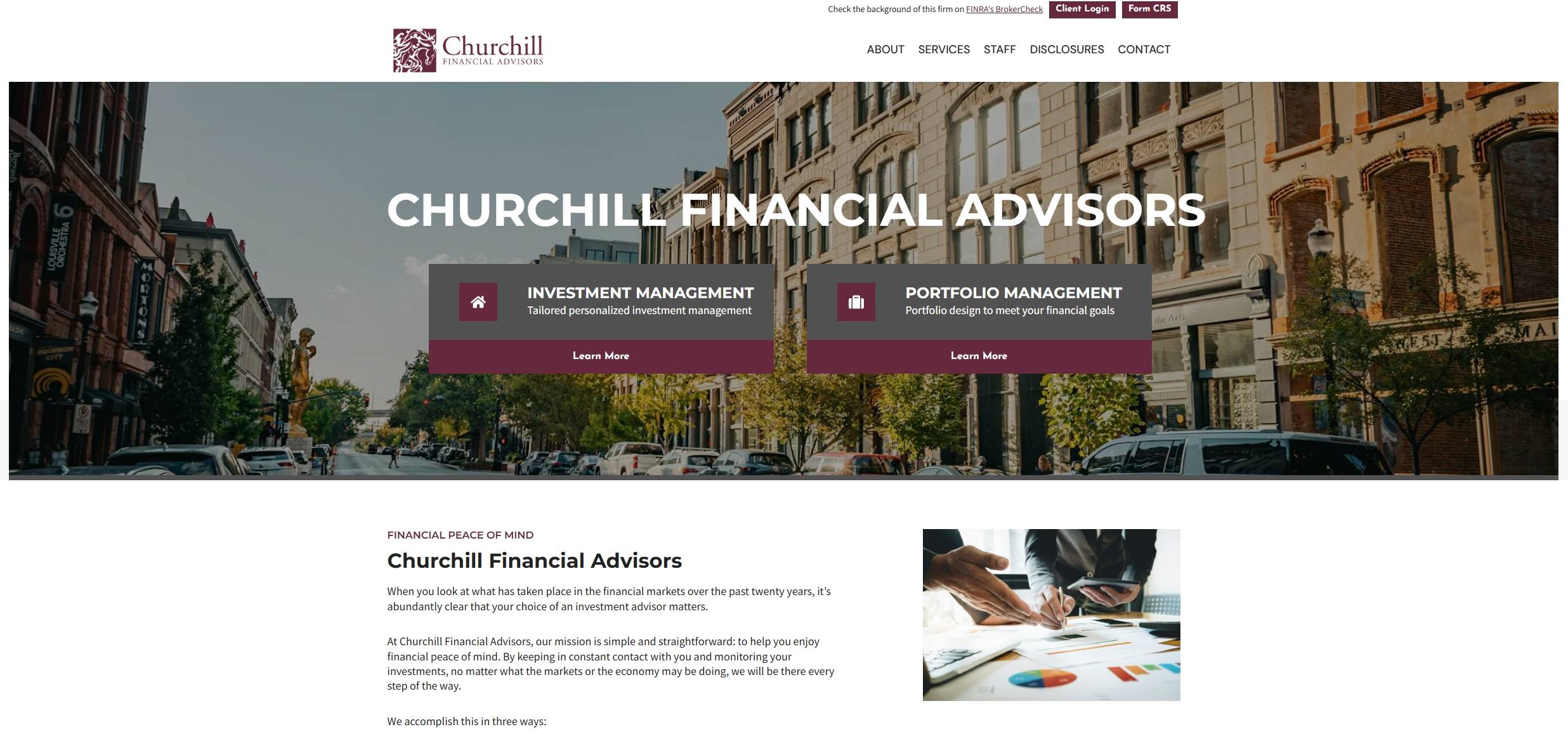 churchill financial advisors